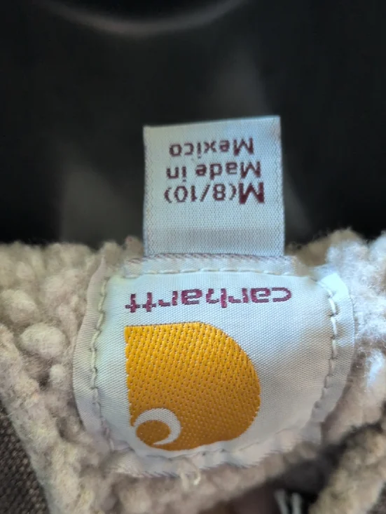 ✨ Women's Vintage Dark Brown Carhartt Vest Size Medium - Picture 7 of 9